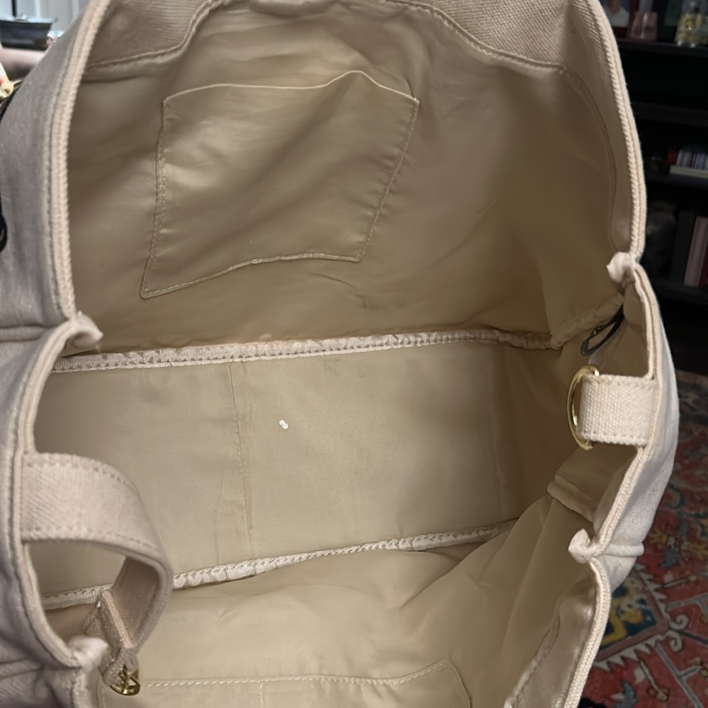 Jill Martin The Martin Project Canvas Bag with Leopard Bag Detail - Picture 4 of 4